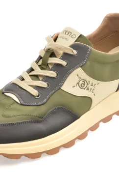 Pantofi sport GRYXX kaki, 5771, din material textil imagine