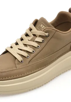 Pantofi sport GRYXX kaki, F8956, din piele naturala imagine