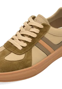 Pantofi sport GRYXX kaki, T61895, din piele naturala imagine