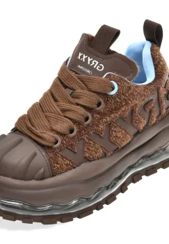 Pantofi sport GRYXX maro, 25349, din piele naturala imagine