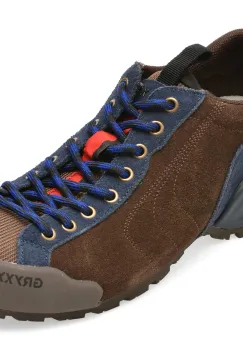 Pantofi sport GRYXX maro, 26A01, din piele intoarsa imagine