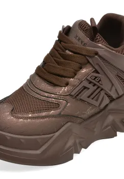 Pantofi sport GRYXX maro, 2901, din material textil si piele naturala imagine