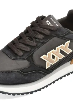Pantofi sport GRYXX maro, 435, din material textil si piele naturala imagine