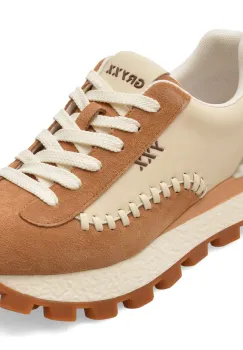 Pantofi sport GRYXX maro, 53712, din piele naturala imagine