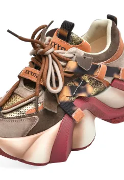 Pantofi sport GRYXX maro, 5822, din piele ecologica imagine