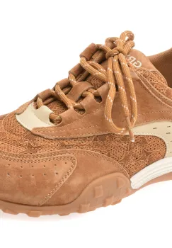 Pantofi sport GRYXX maro, 6235, din material textil si piele naturala imagine