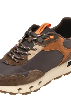 Pantofi sport GRYXX maro, 7183, din material textil si piele naturala imagine