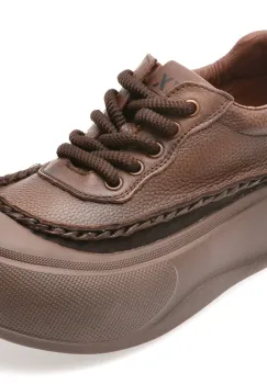 Pantofi sport GRYXX maro, 8112, din piele naturala imagine