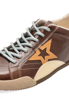 Pantofi sport GRYXX maro, 8857, din piele naturala imagine