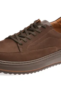 Pantofi sport GRYXX maro, BS4150, din nabuc imagine