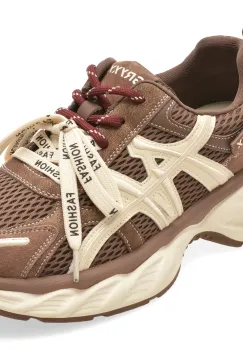 Pantofi sport GRYXX maro, T6533, din material textil si piele naturala imagine
