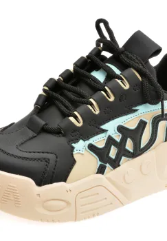 Pantofi sport GRYXX negri, 10201, din piele naturala imagine