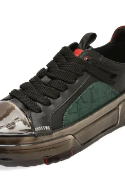 Pantofi sport GRYXX negri, 10881, din piele naturala imagine