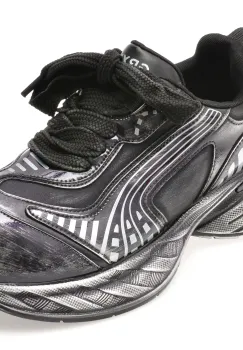 Pantofi sport GRYXX negri, 109217, din material textil imagine