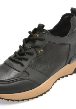 Pantofi sport GRYXX negri, 11015, din piele naturala imagine