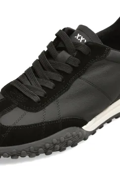 Pantofi sport GRYXX negri, 1338, din piele naturala imagine