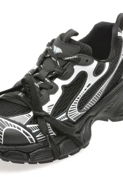 Pantofi sport GRYXX negri, 1812, din material textil imagine