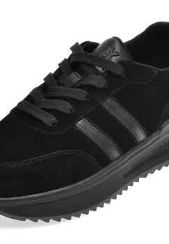 Pantofi sport GRYXX negri, 187082, din piele intoarsa imagine