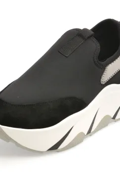 Pantofi sport GRYXX negri, 1A12, din material textil imagine