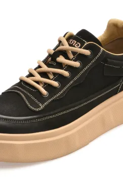 Pantofi sport GRYXX negri, 2090, din nabuc imagine