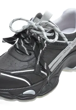 Pantofi sport GRYXX negri, 21262, din piele naturala imagine