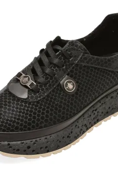 Pantofi sport GRYXX negri, 219587, din piele naturala imagine
