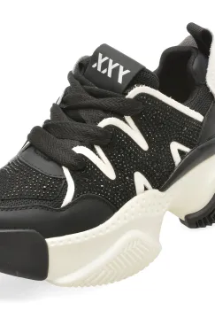 Pantofi sport GRYXX negri, 230918, din piele naturala imagine