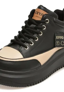Pantofi sport GRYXX negri, 2379, din piele naturala imagine