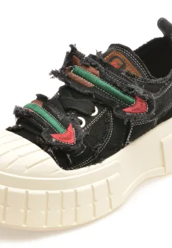 Pantofi sport GRYXX negri, 240001, din material textil imagine