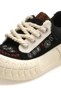 Pantofi sport GRYXX negri, 240007, din material textil imagine