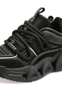 Pantofi sport GRYXX negri, 24001, din material textil imagine