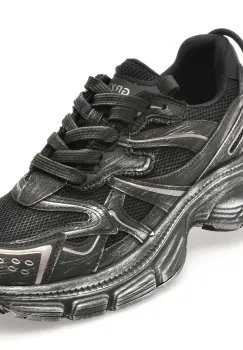 Pantofi sport GRYXX negri, 24692, din material textil imagine