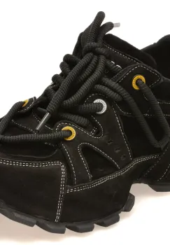Pantofi sport GRYXX negri, 25057, din piele naturala imagine