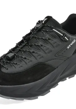 Pantofi sport GRYXX negri, 25078, din material textil si piele naturala imagine