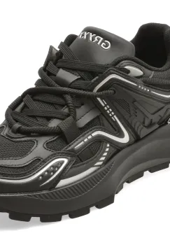Pantofi sport GRYXX negri, 2508, din material textil imagine