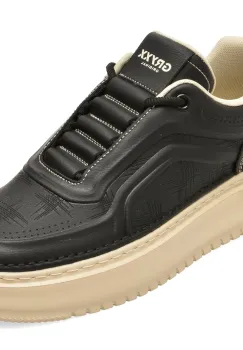 Pantofi sport GRYXX negri, 251251, din piele naturala imagine