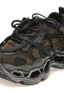 Pantofi sport GRYXX negri, 3059, din material textil si piele naturala imagine