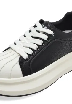 Pantofi sport GRYXX negri, 3753, din piele naturala imagine