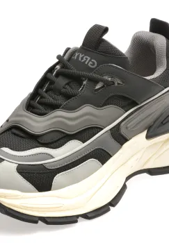 Pantofi sport GRYXX negri, 3832, din material textil imagine