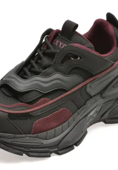 Pantofi sport GRYXX negri, 3832, din material textil si piele naturala imagine