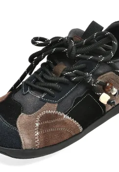 Pantofi sport GRYXX negri, 39968, din piele intoarsa imagine