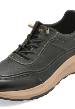 Pantofi sport GRYXX negri, 52331, din piele naturala imagine