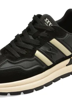 Pantofi sport GRYXX negri, 5316, din piele naturala imagine