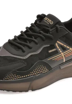 Pantofi sport GRYXX negri, 5568, din piele ecologica imagine