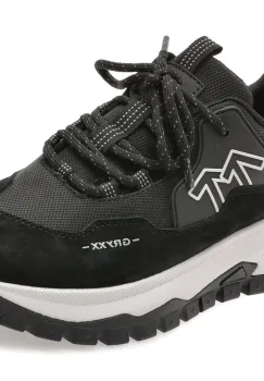 Pantofi sport GRYXX negri, 5901, din piele naturala imagine