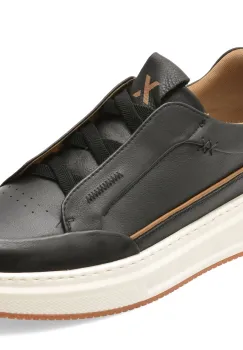 Pantofi sport GRYXX negri, 59356, din piele naturala imagine