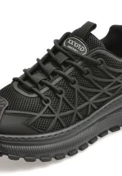 Pantofi sport GRYXX negri, 61033, din material textil imagine