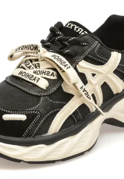 Pantofi sport GRYXX negri, 65336, din piele ecologica imagine