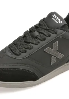 Pantofi sport GRYXX negri, 6662, din material textil imagine