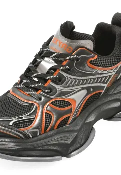 Pantofi sport GRYXX negri, 66633, din material textil imagine